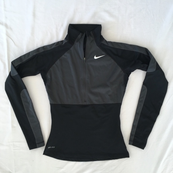 Nike Tops - NWOT Nike Pro Zip Dri Fit 3/4 Zip